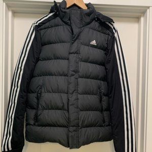 Adidas Goose Down Puffer Jacket with Hood